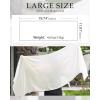 imageCHICGAL Womens Scarf Shawls and Wraps for Evening Dress Wedding Party Bridal Scarves Sarong Cover UpsAwhite