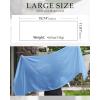 imageCHICGAL Womens Scarf Shawls and Wraps for Evening Dress Wedding Party Bridal Scarves Sarong Cover UpsDusty Blue