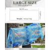 imageCHICGAL Womens Scarf Shawls and Wraps for Evening Dress Wedding Party Bridal Scarves Sarong Cover UpsGorgeous Blue