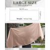 imageCHICGAL Womens Scarf Shawls and Wraps for Evening Dress Wedding Party Bridal Scarves Sarong Cover UpsKhaki