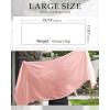 imageCHICGAL Womens Scarf Shawls and Wraps for Evening Dress Wedding Party Bridal Scarves Sarong Cover UpsLight Pink