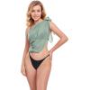 imageSwimsuit Coverups for Women Sarong Beach Bikini Wrap Sheer Short Skirt Chiffon Scarf for SwimwearLight Green
