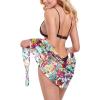 imageSwimsuit Coverups for Women Sarong Beach Bikini Wrap Sheer Short Skirt Chiffon Scarf for SwimwearPink Purple