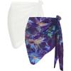 White and Purple Blue Flower