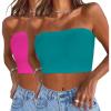 2 Pieces Neon Pink azure Blue
