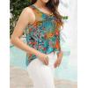 imageCHICGAL Womens Summer Tank Tops Sleeveless T Shirt Casual Loose Fit Tunic BlousesFloral Boho Print