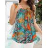 imageCHICGAL Womens Summer Tank Tops Sleeveless T Shirt Casual Loose Fit Tunic BlousesFloral Boho Print