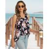 imageCHICGAL Womens Summer Tank Tops Sleeveless T Shirt Casual Loose Fit Tunic BlousesFlourishing Blossom