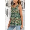 imageCHICGAL Womens Summer Tank Tops Sleeveless T Shirt Casual Loose Fit Tunic BlousesGreen Paisley