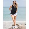 imageCHICGAL Womens Summer Tank Tops Sleeveless T Shirt Casual Loose Fit Tunic BlousesWblack