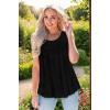 imageCHICGAL Womens Summer Tank Tops Sleeveless T Shirt Casual Loose Fit Tunic BlousesWblack