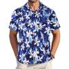 White Navy Floral