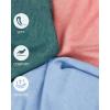 imageCHICGAL Women 34 Sleeve Shirts Casual Round Neck Tops Basic Tees Cute TShirts BlousesB Deep Blue