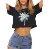 D Coconut Tree Black