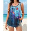 imageCHICGAL Womens Tank Tops Summer Sleeveless Blouse Crewneck Casual Loose Fit Tunic ShirtBlue Pruple