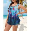 imageCHICGAL Womens Tank Tops Summer Sleeveless Blouse Crewneck Casual Loose Fit Tunic ShirtBlue Pruple
