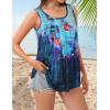 imageCHICGAL Womens Tank Tops Summer Sleeveless Blouse Crewneck Casual Loose Fit Tunic ShirtBlue Pruple