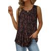 Dark Orange Floral