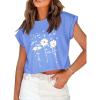 C Light Blue Flower